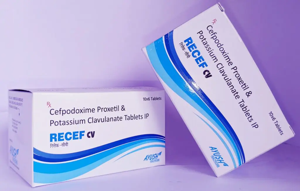 Recef CV antibiotic tablet